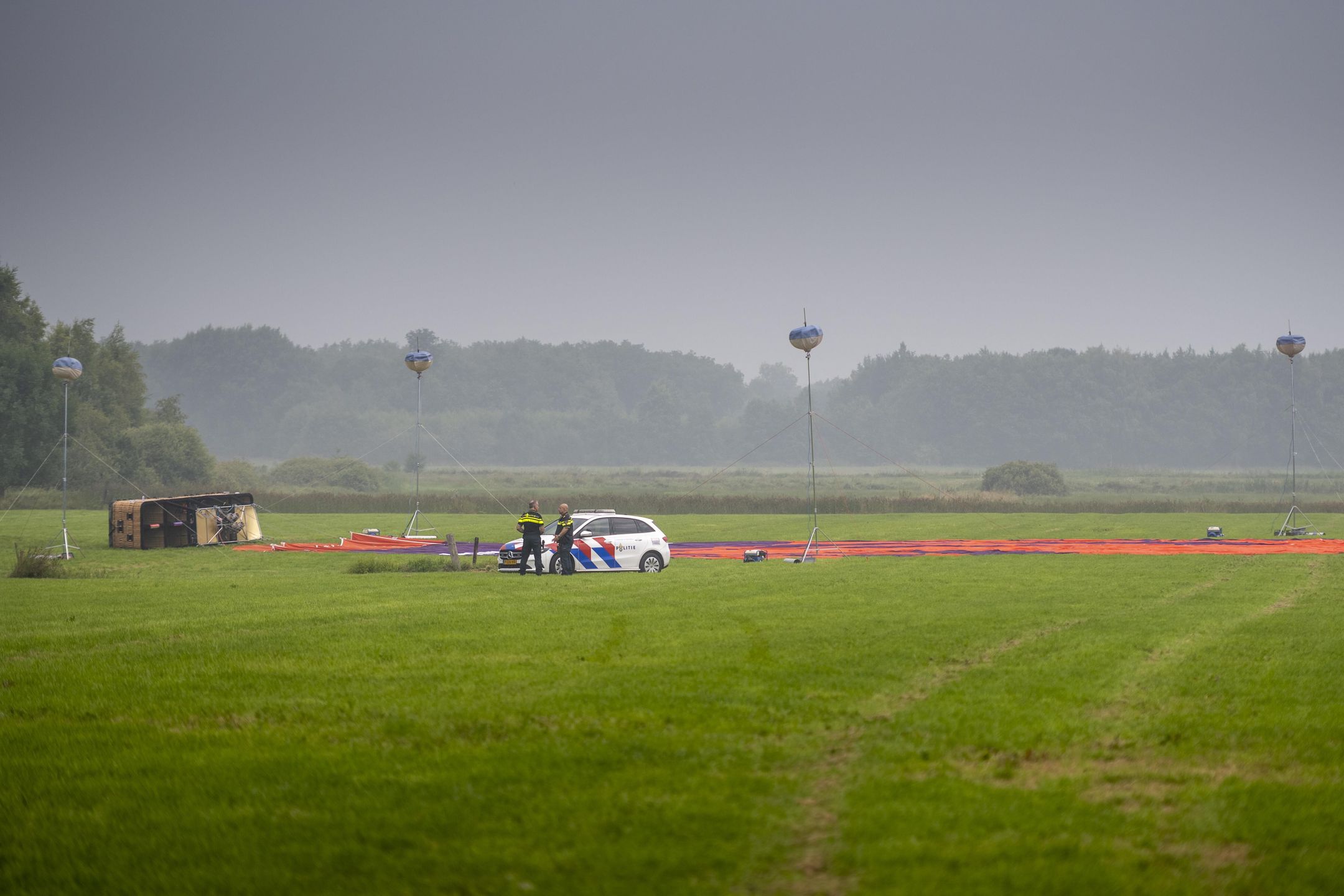 Wypadek balonu w Holandii