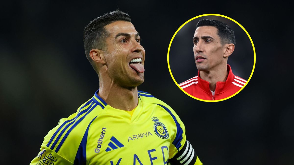 Getty Images / Yasser Bakhsh/Image Photo Agency / Na głównym zdjęciu: Cristiano Ronaldo, w kółku: Angel Di Maria