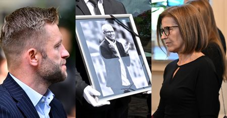 Pogrzeb Franciszka Smudy. Pożegnali go żona, Kuba Błaszczykowski i tłumy kibiców (ZDJĘCIA)