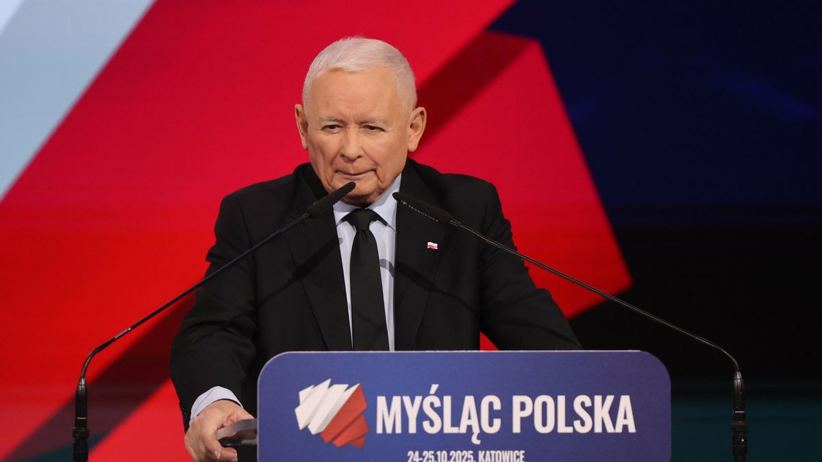 Jarosław Kaczyński na konwencji programowej PiS 