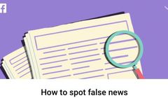 Facebook dołączył do brytyjskich gazet poradnik, jak rozpoznawać fake news