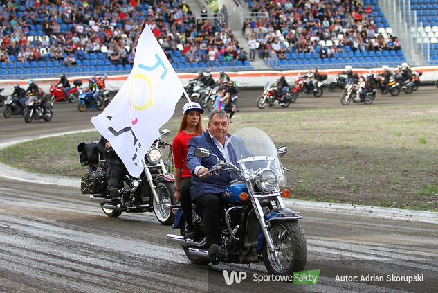 Witold Skrzydlewski na motocyklu