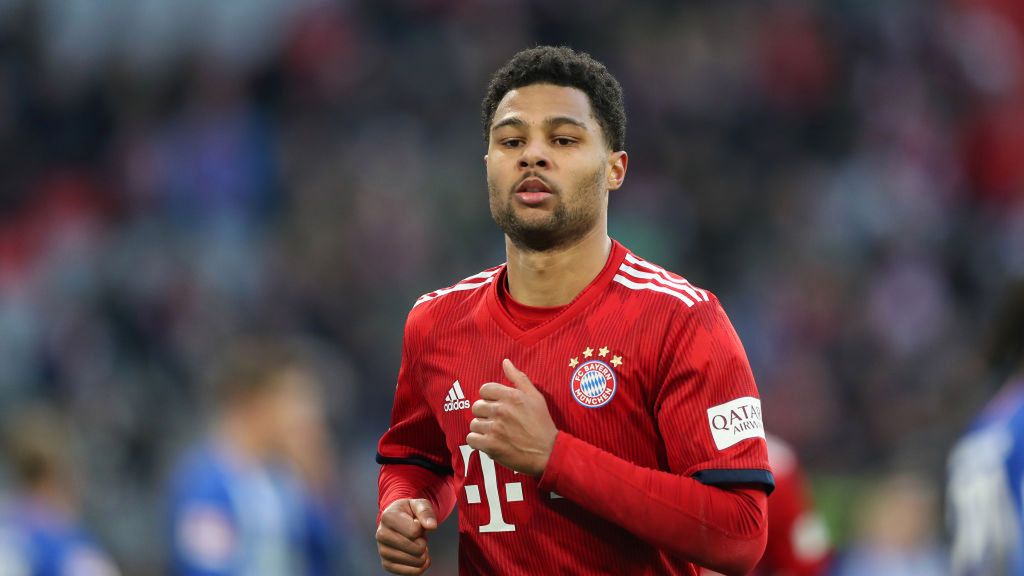 Getty Images /  Christian Kaspar-Bartke/Bongarts / Na zdjęciu: Serge Gnabry