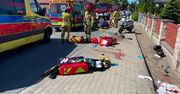 Sławsk: Skuter uderzył w ogrodzenie. Lądował helikopter LPR