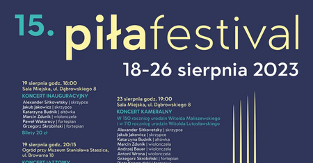 Rusza Piła Festival & Academy