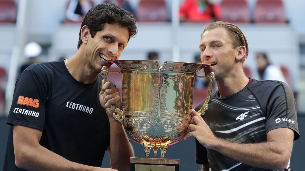 Getty Images / Lintao Zhang / Na zdjęciu: Marcelo Melo i Łukasz Kubot, mistrzowie China Open 2018