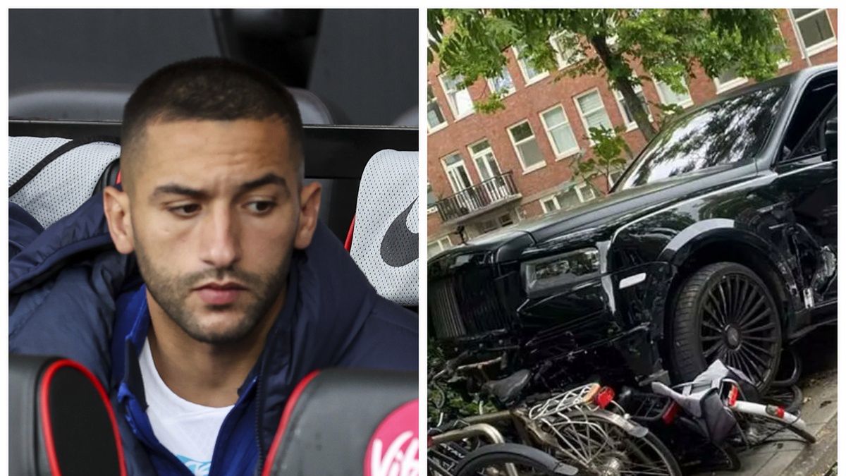 Hakim Ziyech i jego rozbity Rolls-Royce