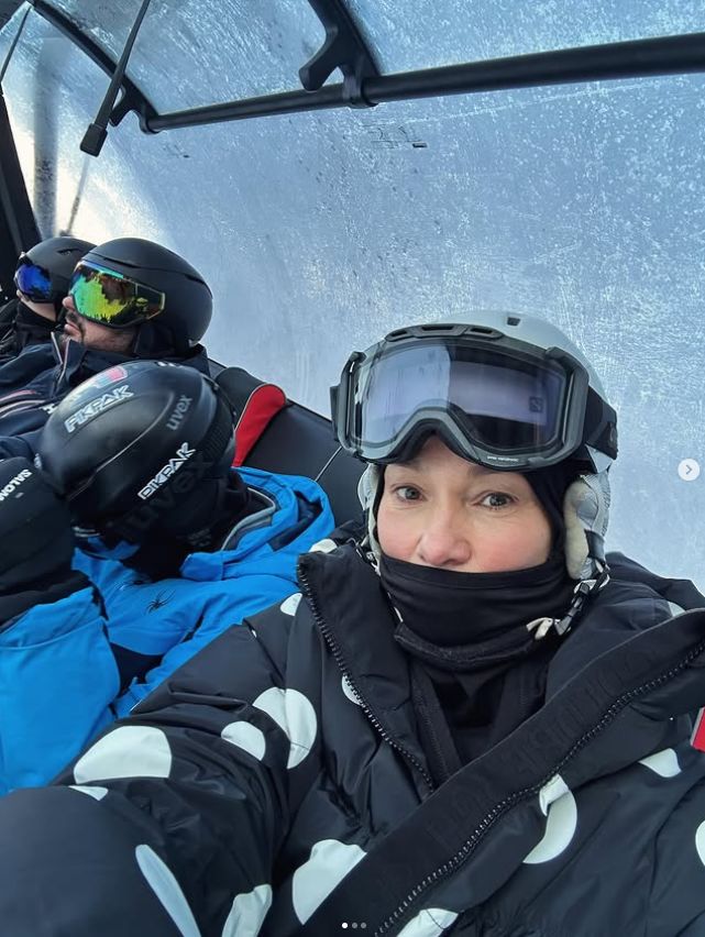 Sonia Bohosiewicz na nartach z byłym mężem