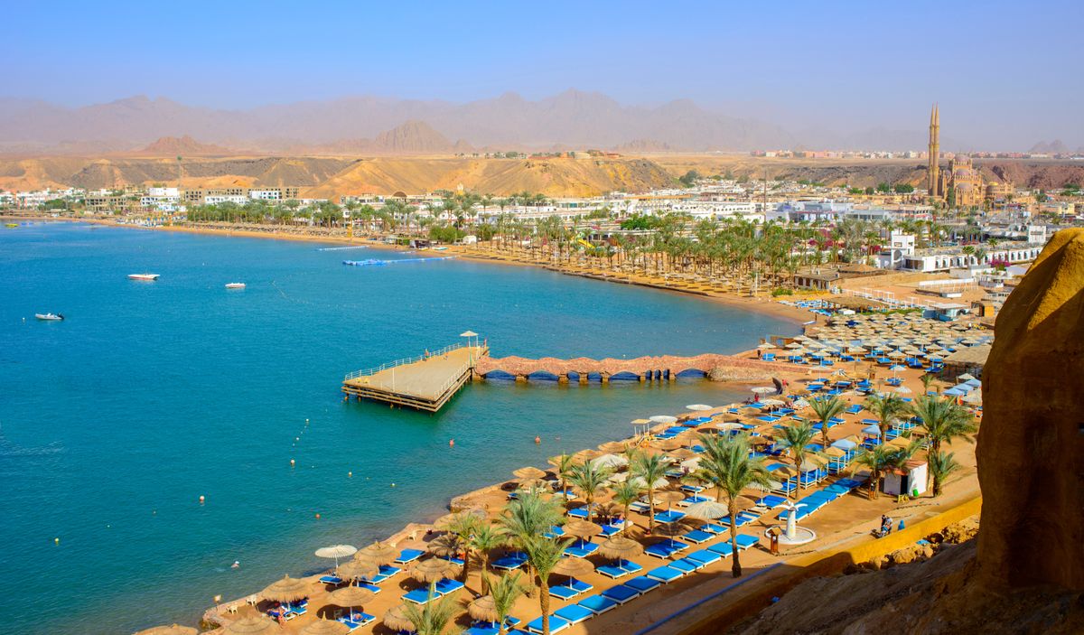 Sharm el-Sheikh z lotu ptaka