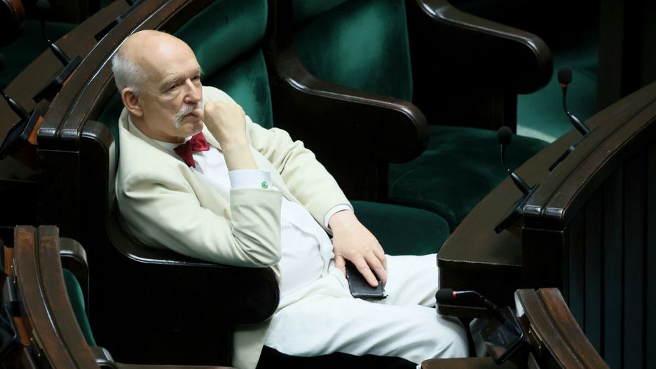 78. posiedzenie Sejmu IX kadencji
Fot. Pawel Wodzynski/East News, Warszawa, 07.07.2023. 78. posiedzenie Sejmu IX kadencji.
N/z: Janusz Korwin-Mikke
Pawel Wodzynski