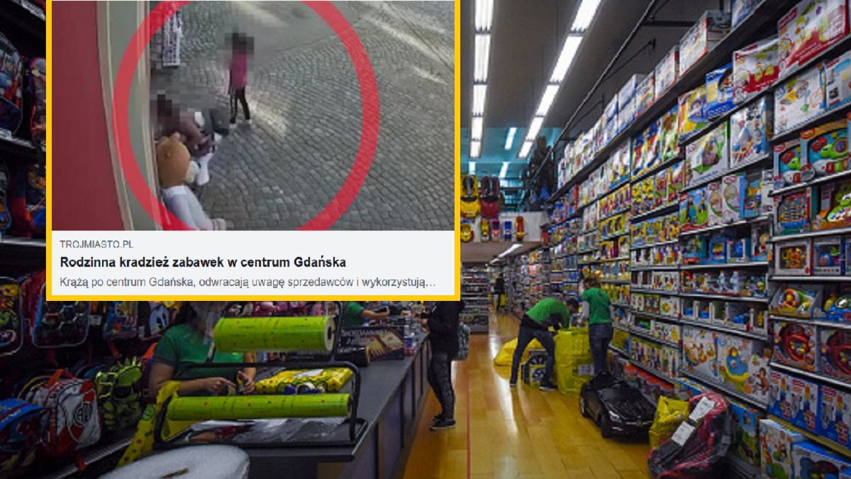 Kradli zabawki ze sklepu