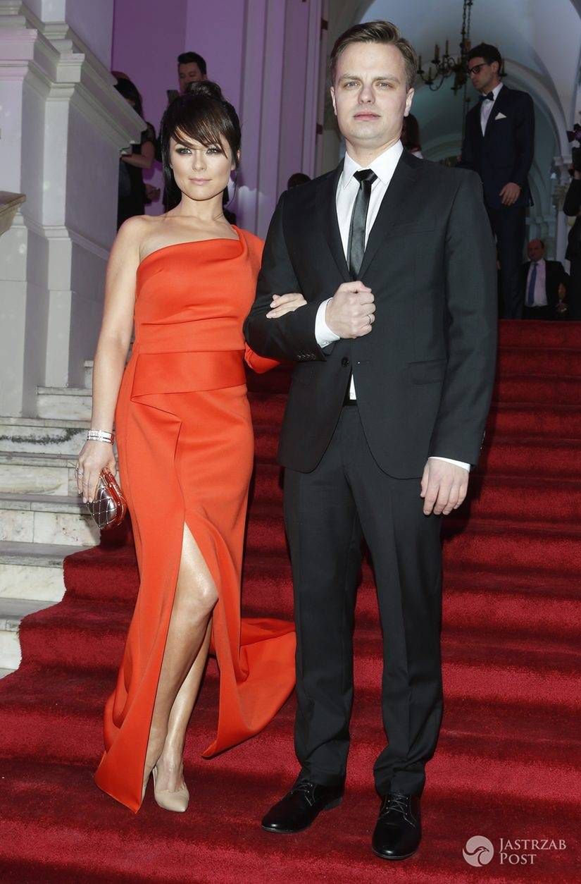 Kasia Cichopek i Marcin Hakiel, Bal Dziennikarzy 2016 (fot. AKPA)