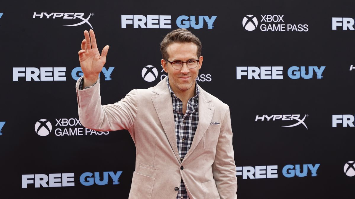 NEW YORK, NEW YORK - AUGUST 03: Ryan Reynolds attends the "Free Guy" New York Premiere at AMC Lincoln Square Theater on August 03, 2021 in New York City. (Photo by Arturo Holmes/WireImage)