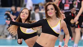 Cheerleaders Bełchatów na meczu Ligi Mistrzów