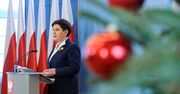 Beata Szydło podsumowała swoje rządy w mijającym roku