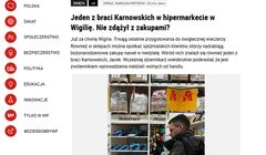 WP wytyka Michałowi Karnowskiemu zakupy w Wigilię, myląc go z Jackiem Karnowskim. „Czy w łazience też mam uważać na Machałę?”