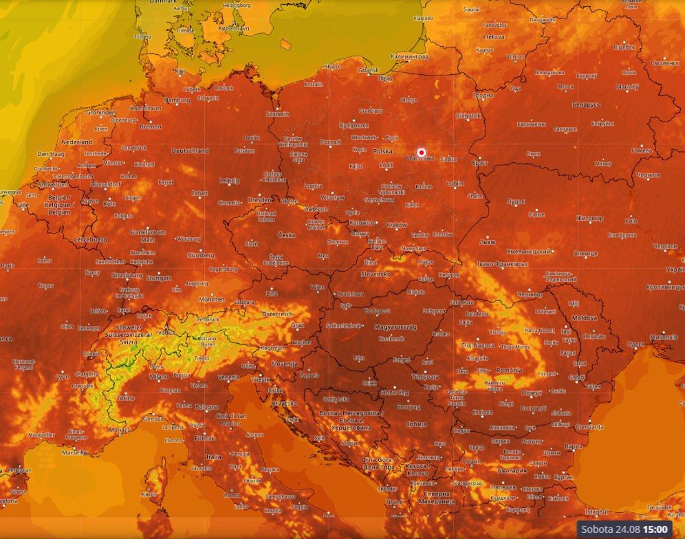 Prognoza pogody na sobotę. Znów będzie ponad 30 stopni Celsjusza