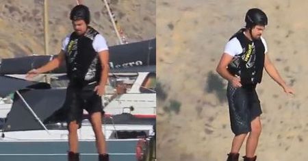 DiCaprio uprawia flyboarding na Ibizie!