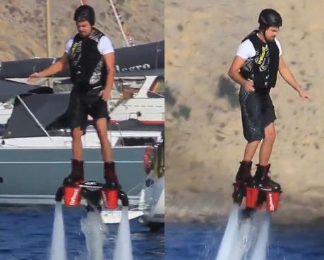 DiCaprio uprawia flyboarding na Ibizie!