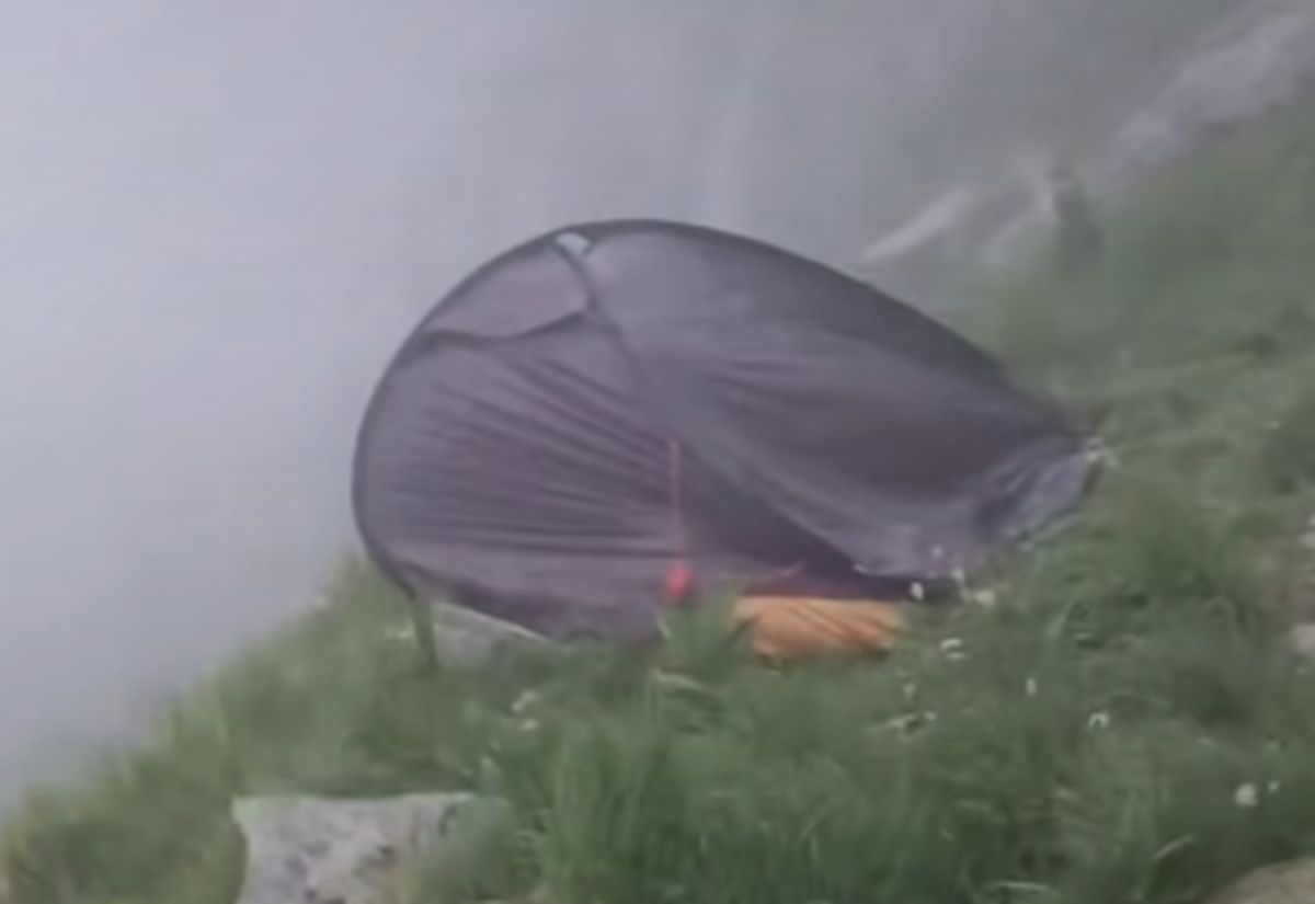 Rozbili namiot w Tatrach. Tak spędzali czas w górach
