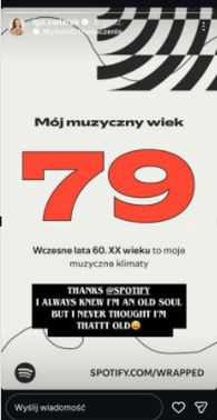 Iga Świątek muzycznie ma 79 lat