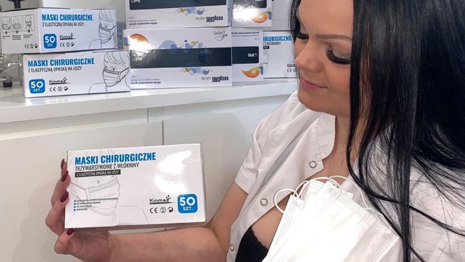 Agata Nowicka zbiera maseczki dla personelu medycznego