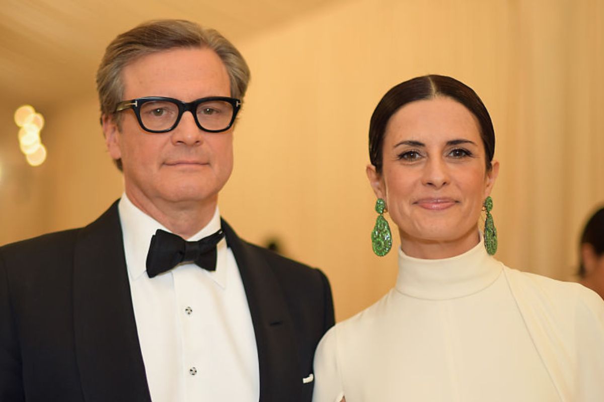 Colin Firth i Livia Giuggioli w 2007 roku