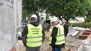 W Malborku perła miejskiej architektury średniowiecznej znów będzie błyszczała w sąsiedztwie zamku. Prace ratunkowe zmierzają ku końcowi