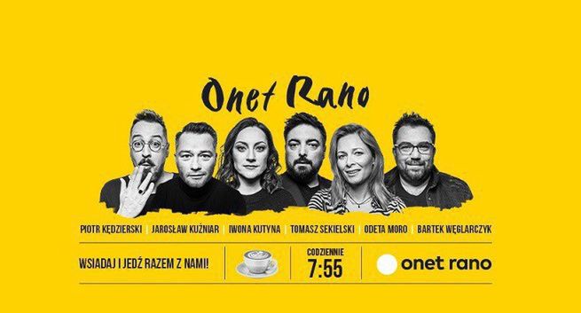 Onet Rano zmienia formułę, rozmowy online z gośćmi ze stacjonarnego studia