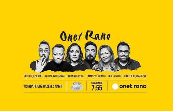 Onet Rano zmienia formułę, rozmowy online z gośćmi ze stacjonarnego studia