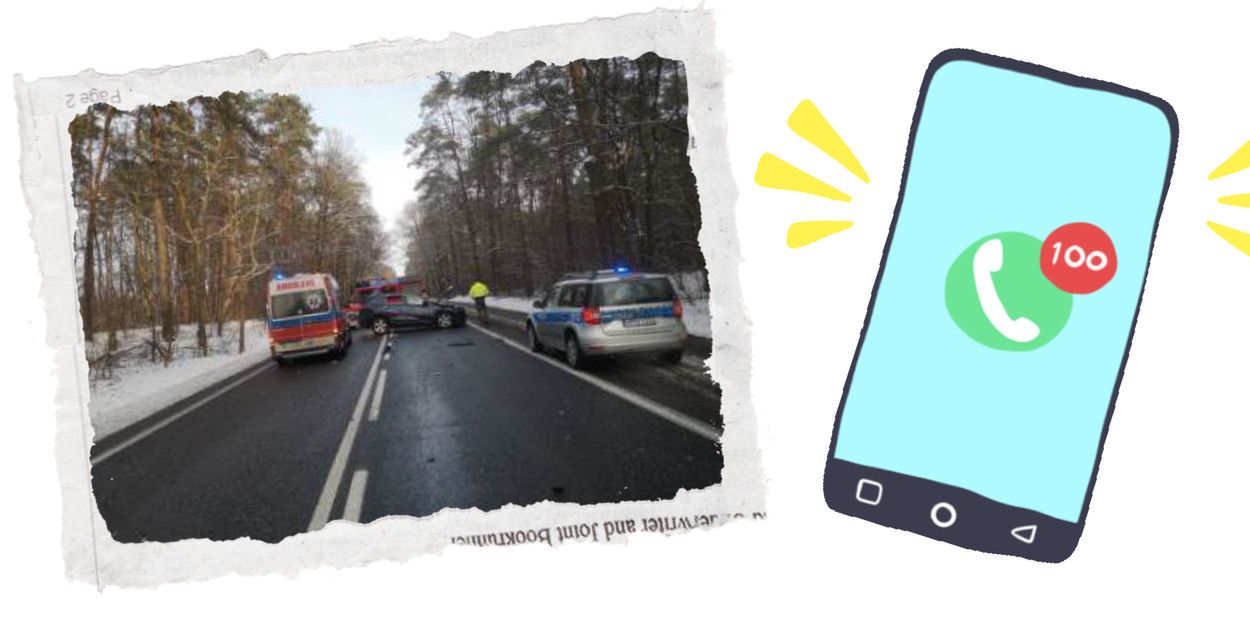 Wypadek w Grabinie. Kierowca zasnął za kierownicą