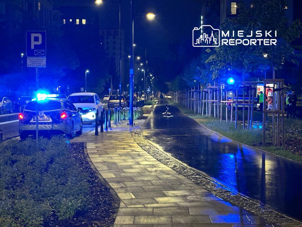 Pijany rowerzysta potrącił pieszego na Woli. Poszkodowany trafił do szpitala