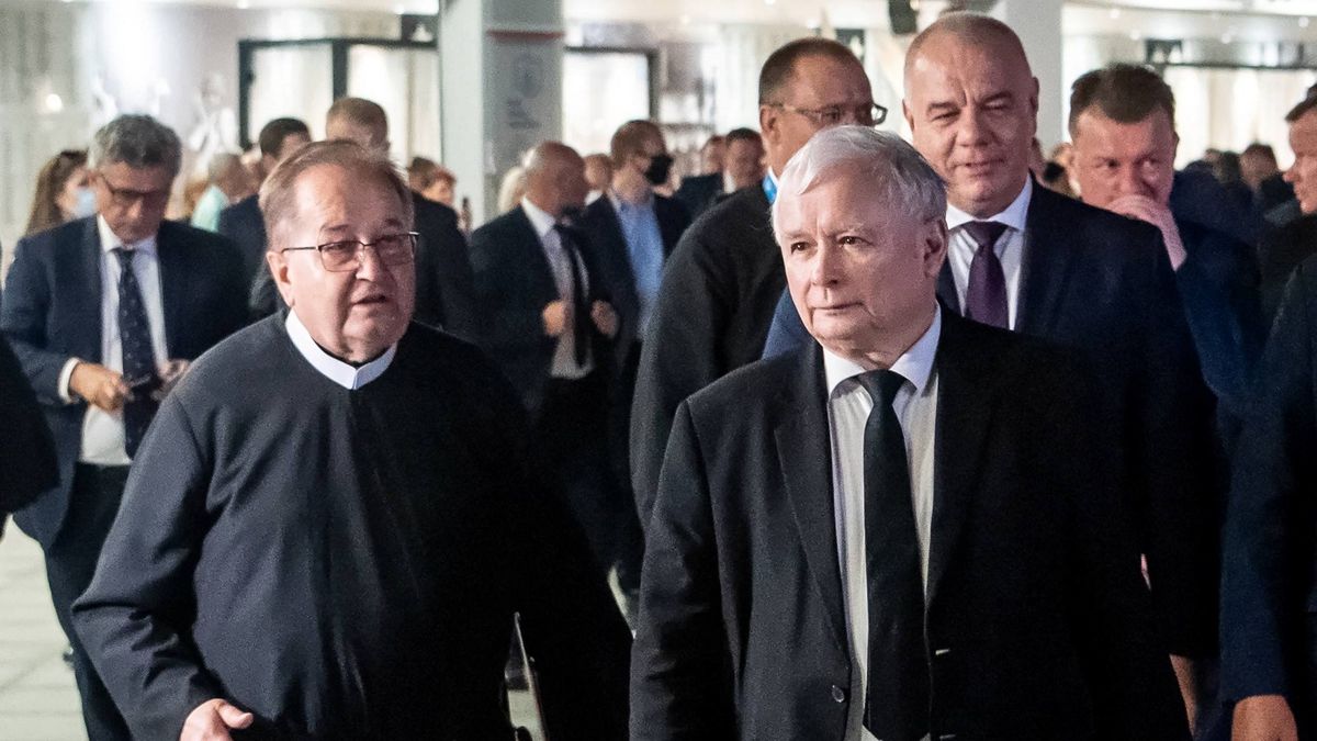 Jarosław Kaczyński i o. Tadeusz Rydzyk.
