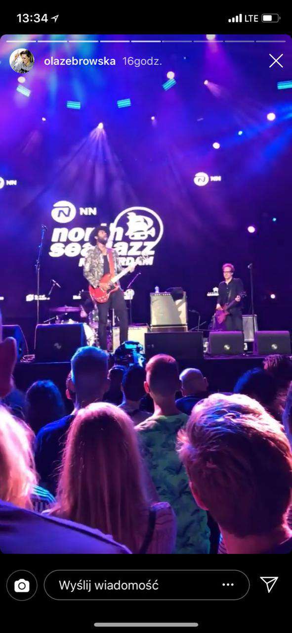 Aleksandra i Michał Zebrowscy z Renata Kaczoruk na jazzowym festiwalu