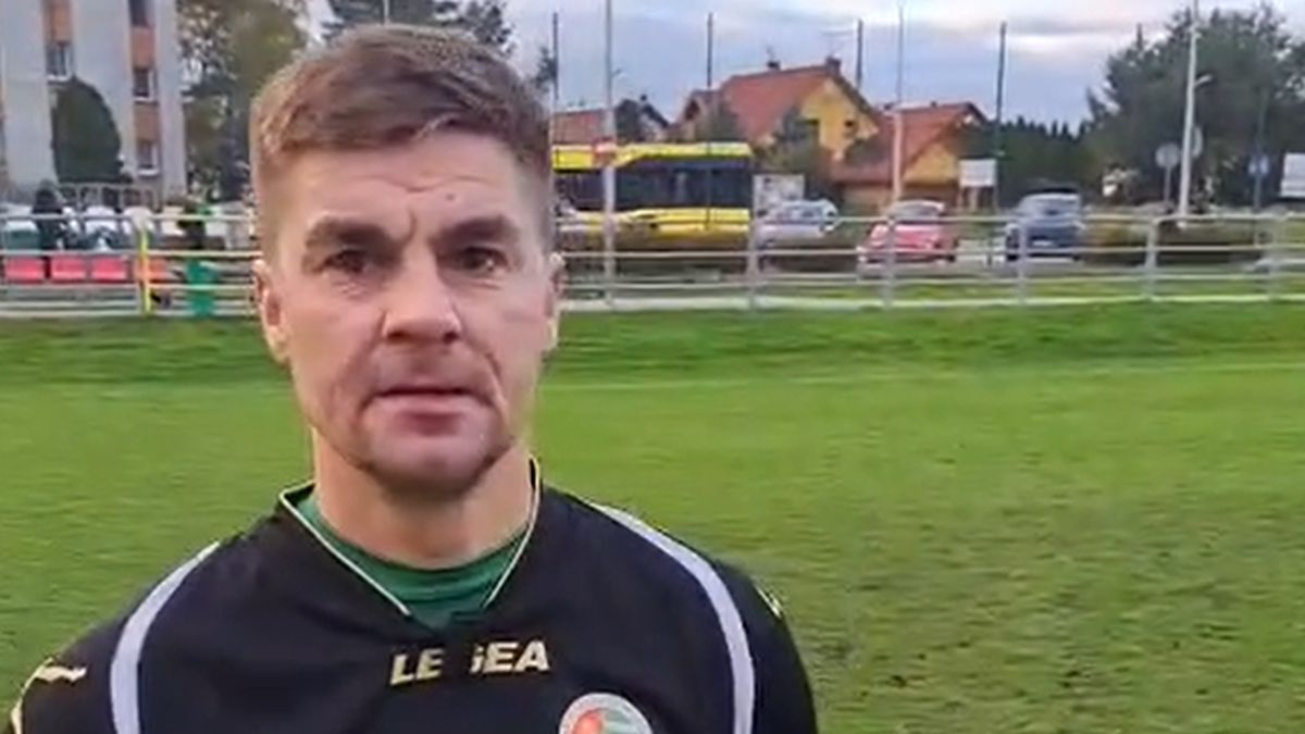 Facebook / LKS Naprzód Żernica / Na zdjęciu: Michał Zieliński