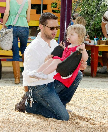 Jason Priestley z córką