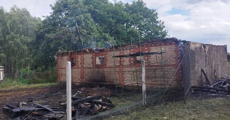 Pożar w Witrogoszczy Kolonii