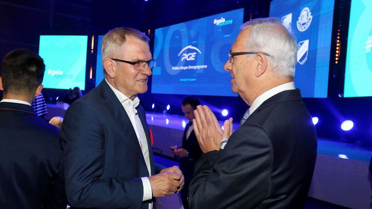 WP SportoweFakty / Łukasz Trzeszczkowski / Na zdjęciu: Andrzej Rusko w rozmowie z Andrzejem Witkowskim.