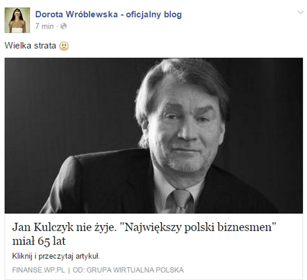 Jan Kulczyk nie żyje