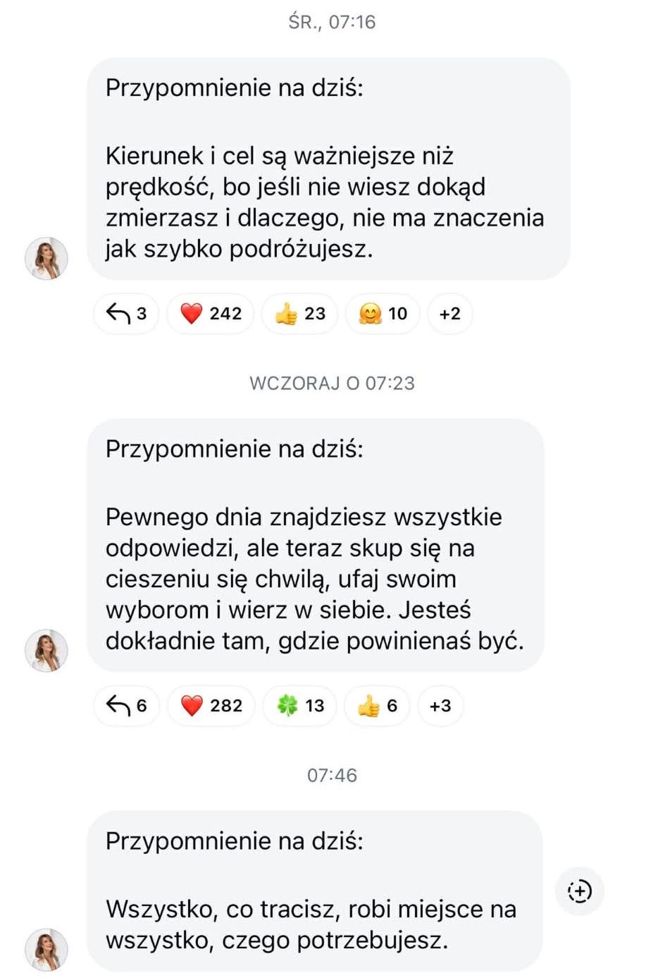 Pola Wiśniewska na kanale nadawczym
