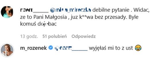 Małgorzata Rozenek odpowiada na komentarze, że nie przypomina samej siebie
