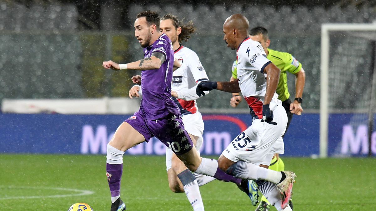 PAP/EPA / CLAUDIO GIOVANNINI / Na zdjęciu: mecz ACF Fiorentina - FC Crotone