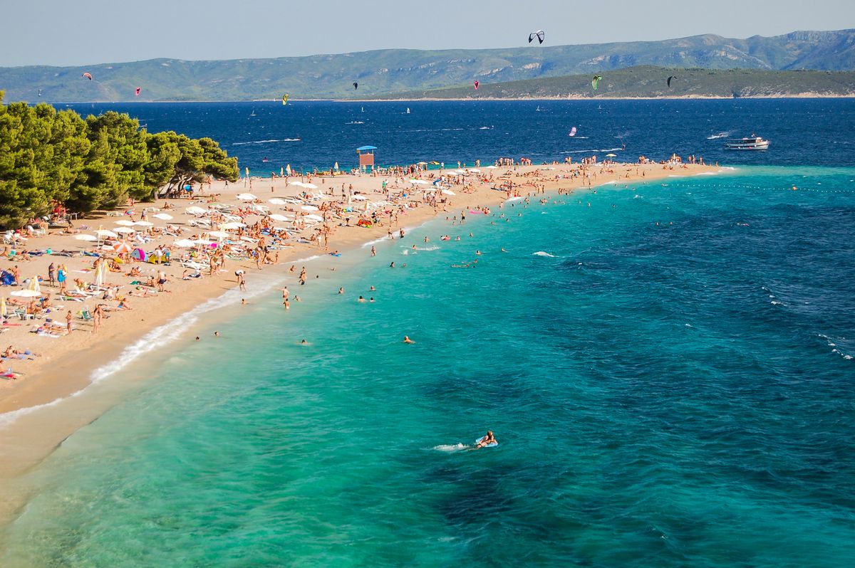 Plaża. Chorwacja. Jedno z najpiękniejszych miejsc w Europie