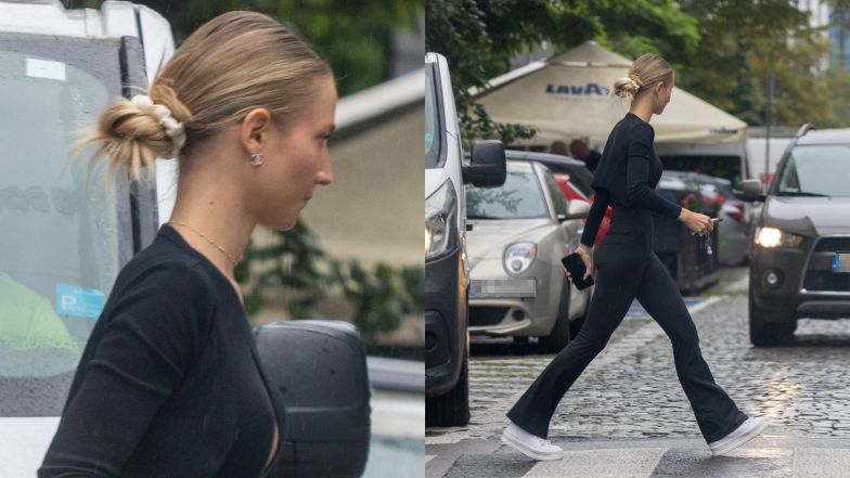 Agata Sieramska parkuje na zakazie