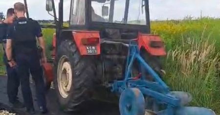 Zaorał drogę. Siostra rolnika zabrała głos. "To była desperacja człowieka"