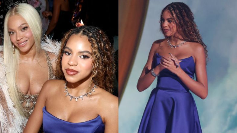 Blue Ivy Carter wspierała Beyoncé podczas rozdania Grammy. Stylizacja 13-latki oburzyła internautów: "Wygląda, jakby miała 40 lat"