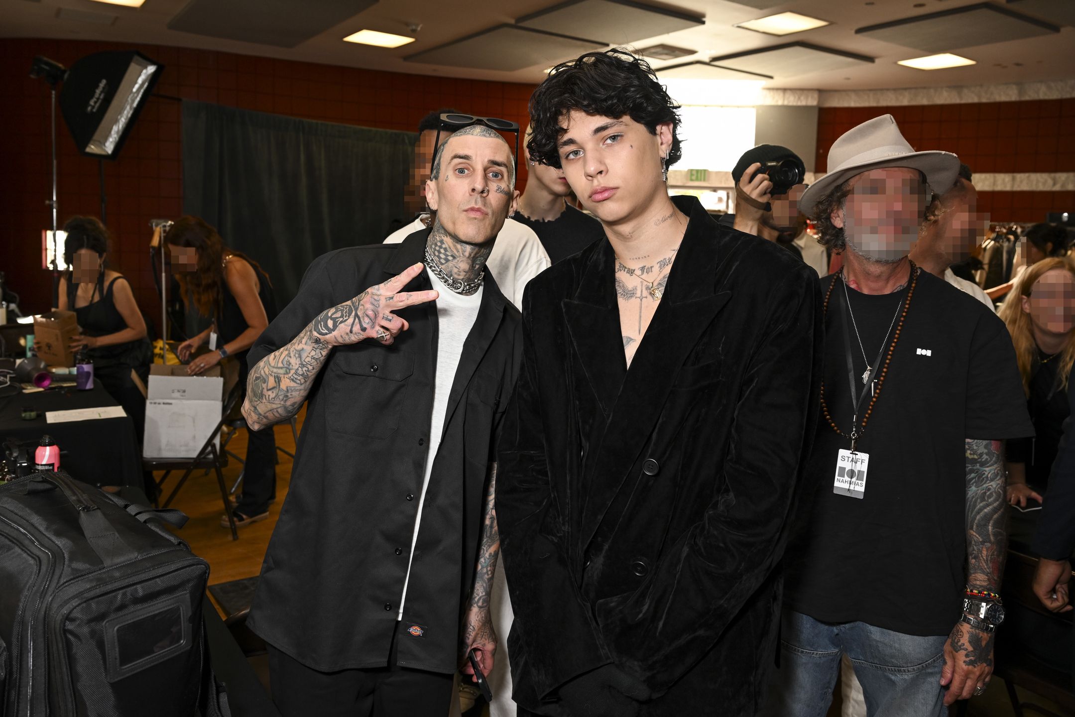 Travis Barker i Landon Barker