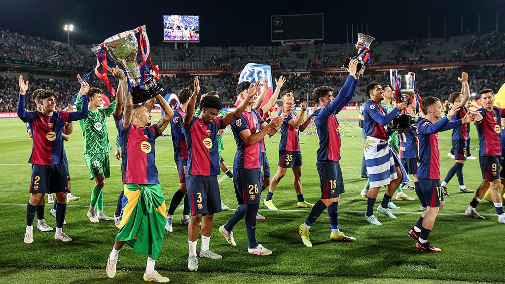 Getty Images / Gongora/NurPhoto / Na zdjęciu: piłkarze FC Barcelony