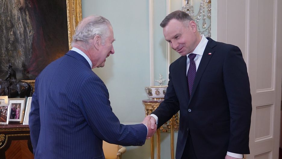 Prezydent Andrzej Duda spotkał się z królem Karolem III 