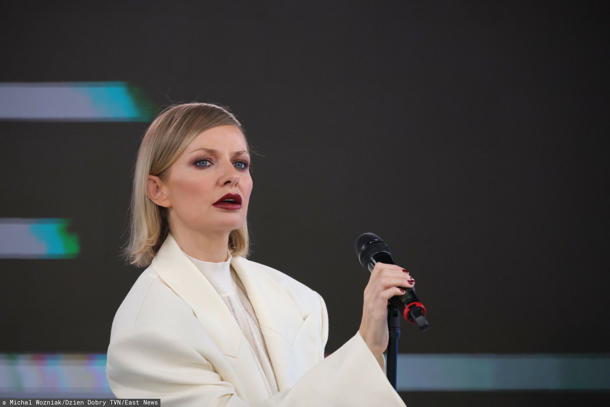 Kasia Stankiewicz podczas występu w "Dzień Dobry TVN"